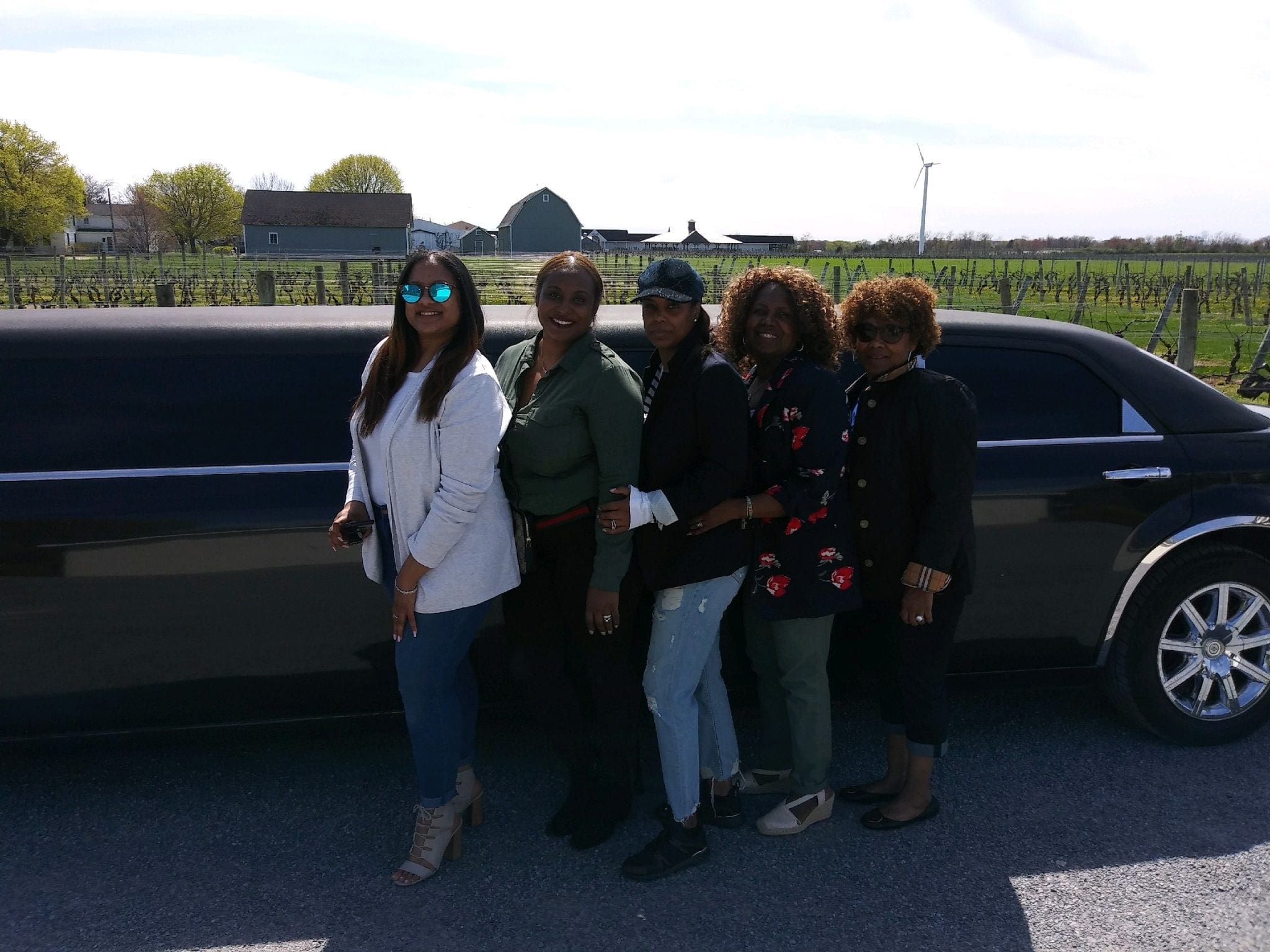 Photos in Long Island NY sampling Long Island Wine with LI Vineyard Tours® 