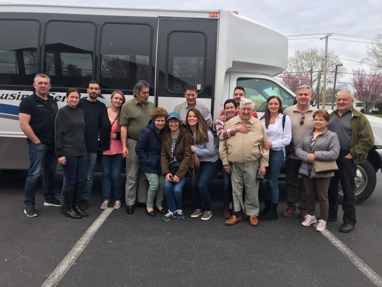 Large Group Tasting Wine in The east End of Long Island NY with LI Vineyard Tours®